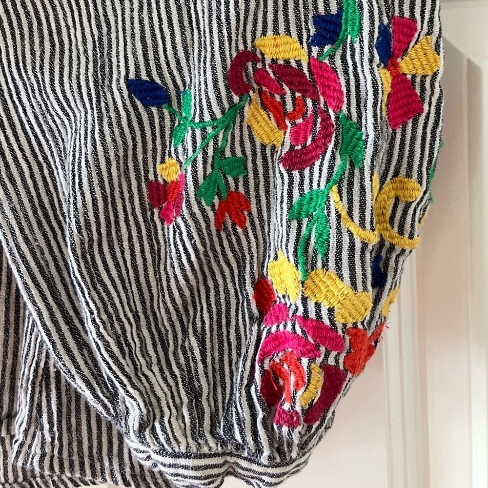 EUC Anthropologie Floreat Blouse Soleil
Embroidered Tassel Colorful Cotton XS - Picture 7 of 11